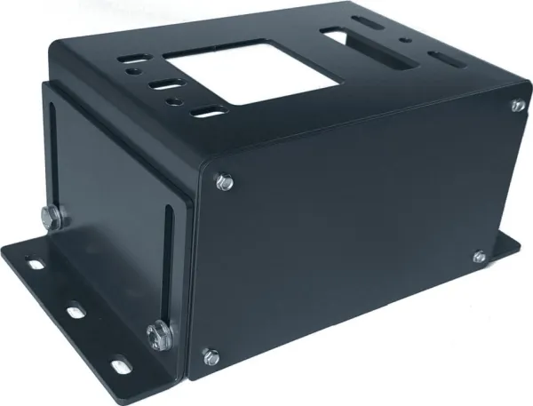 Monteringsfot 15,5–24 cm galvanisert RAL7016 for motorer DEA LIVI, SOMFY ELIXO, BFT DEIMOS, GISE G1000H