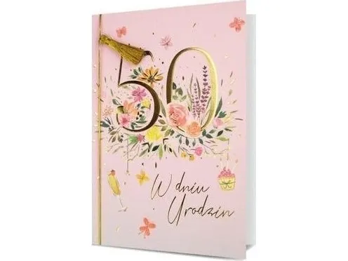 B6 bursdagsmerkelapper 50 stk (carnet)