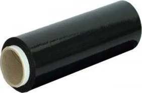 Strechfolie Office Products håndrull 2,5 kg netto, 500 mm, 23 µm, svart (15042511-05)