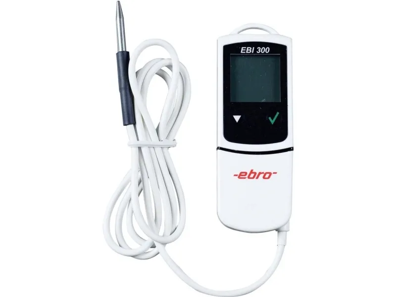 ebro 1340-6335-ISO EBI 300 TE temperaturdatalogger kalibrert (ISO) måleområde -30 til 70 °C