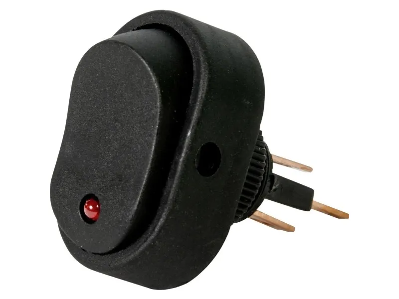 HP Autozubehör 28474 bil vippebryter 12 V 16 A 1 x Off/On klikk 1 stk
