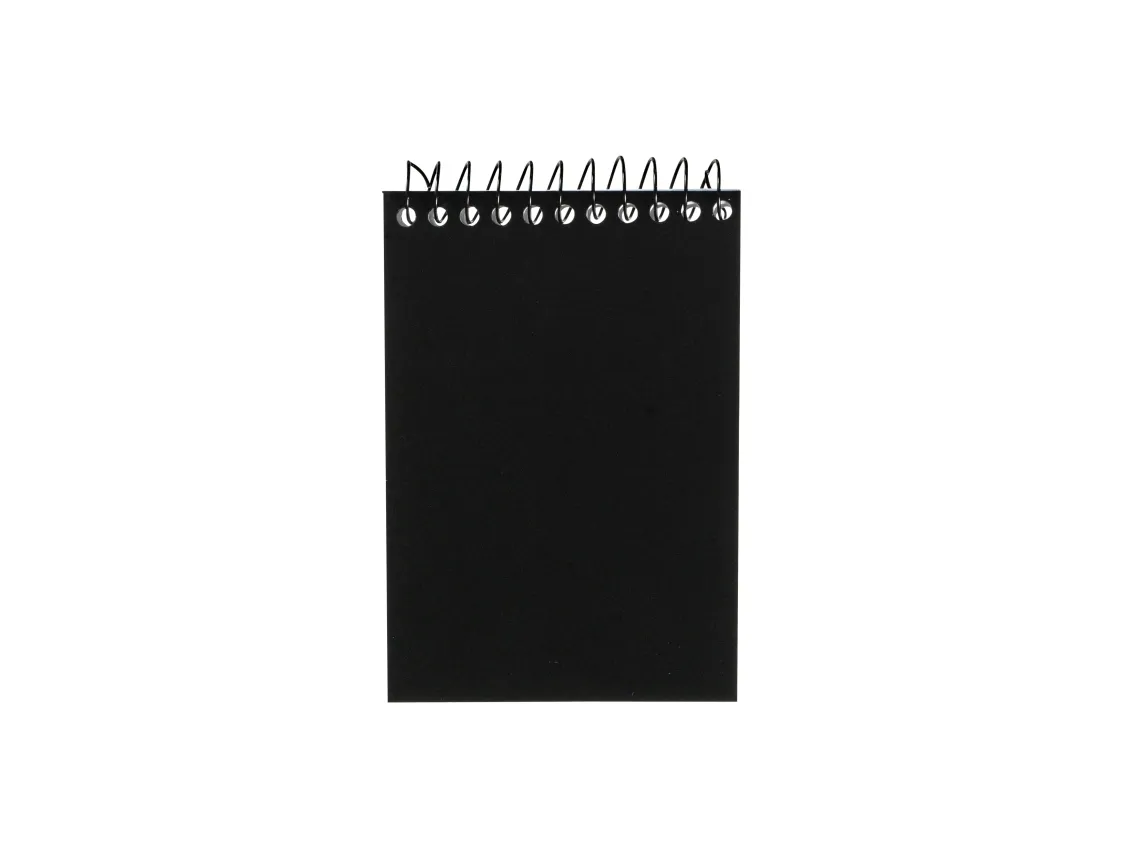 Spiralblok Bantex A7 med topspiral m/50 ark linjeret PP - (6 stk.)