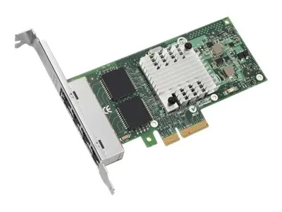 Intel I340-T4 - Nettverksadapter - PCIe 2.0 x4 lav profil - Gigabit Ethernet x 4 - for System x3100 M5  x3400 M2  x3650 M2  x3650 M4 HD  x3755  x3850 M2  x3850 X6  x3950 M2