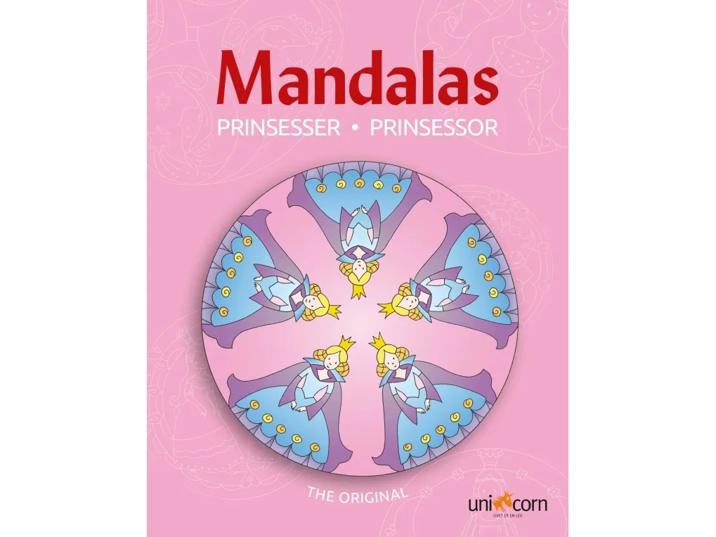 Mandalas - Prinsesser | Språk: Dansk