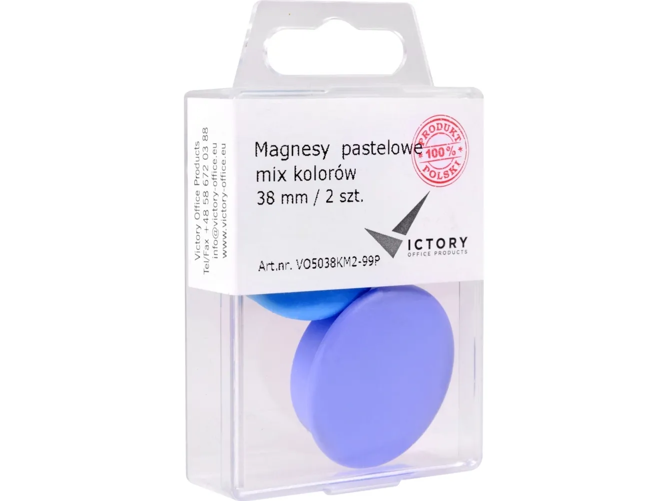 Victory magneter til whiteboard Victory 38 mm miks farger (2)
