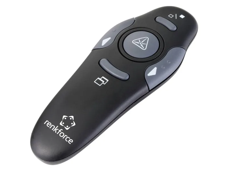 Renkforce RF-PLP-202 trådløs presentatør inkl. laserpeker (RF-5252738)