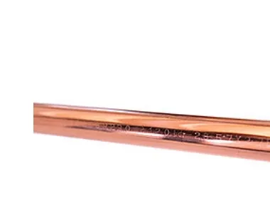 kølekobberrør 1 1/8'' - Længde, 1,90 mm, 5000 mm, 80 bar, EN 12735-1