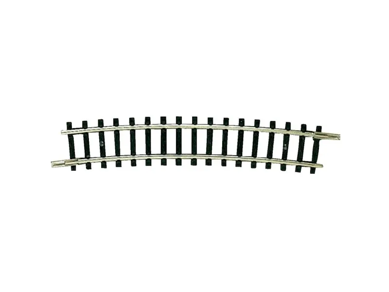Fleischmann skinnestykke 22225 N (uten ballast) buet spor 15° 329 mm