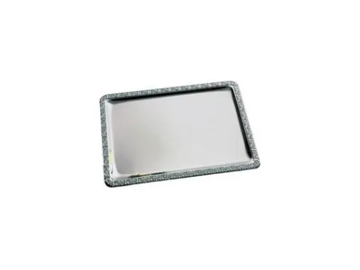 Serveringsfad Barocco 42x31 cm Rektangulær Rustfri stål,stk
