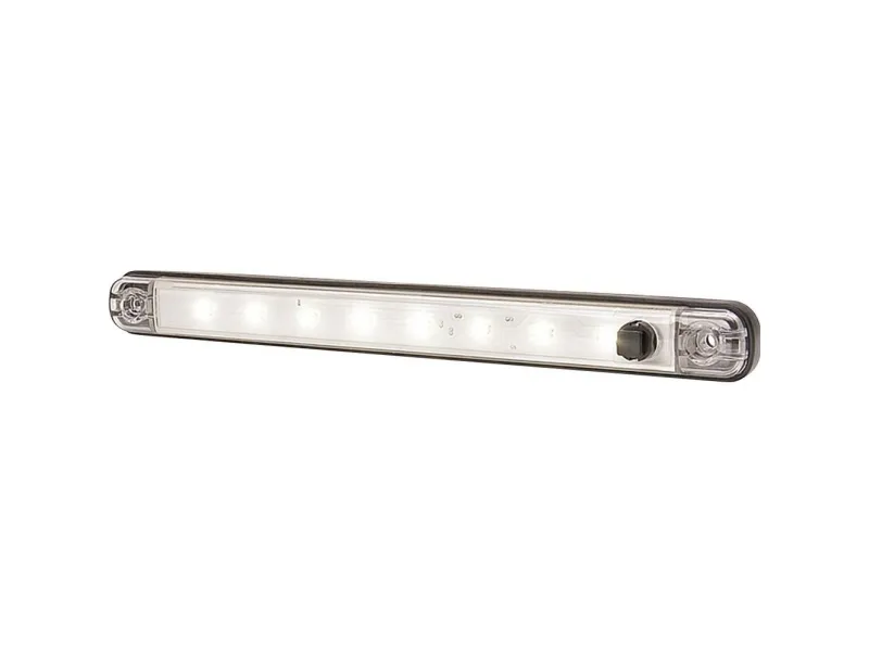 WAS LED-kabinelys 728 SWITCH LW10 LED (RGB) 12 V (B x H x D) 238 x 25 x 10.4 mm kontakt
