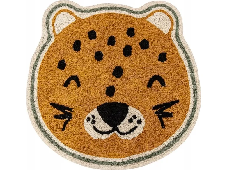Atmosphera barne teppe LEOPARD, Ø 90 cm