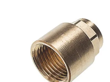 Overg.muffe 3/4 -18 mm - rørgevind muffe og loddemuffe