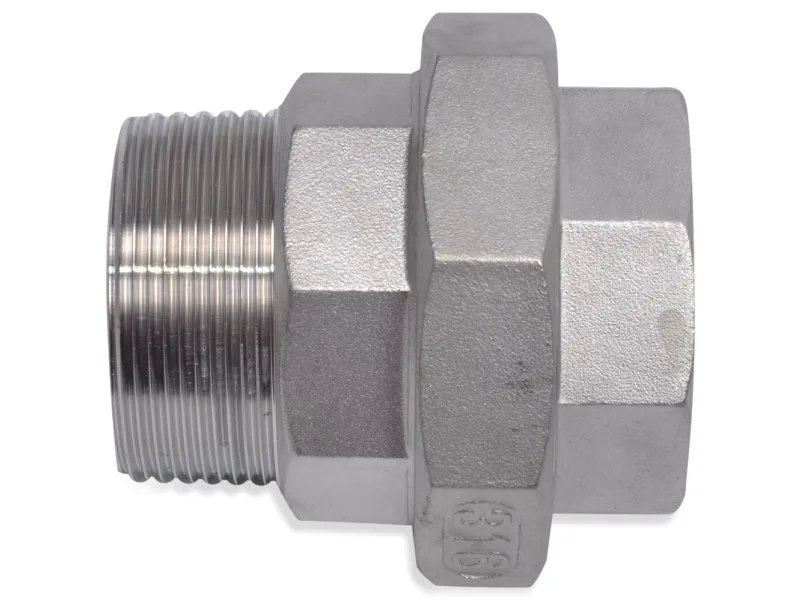 Union 1/2 muffe/nippel rustfri AISI 316
