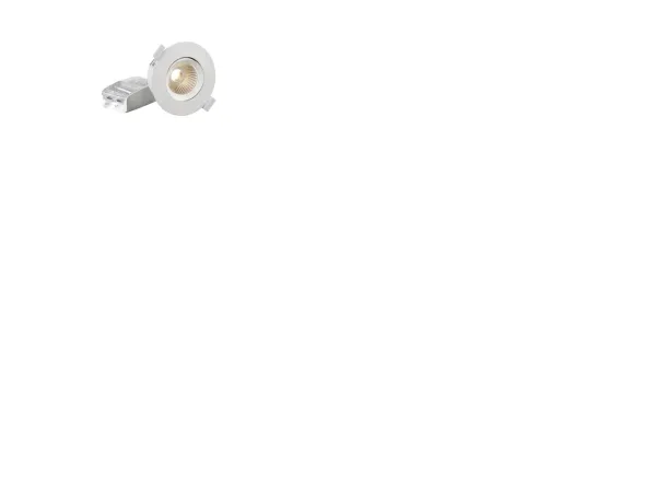 Optic G2 L Quick ISO Hvid 3000 K, 640 lm, Ra>98, 3 SDCM, 7,5 W, IP44. Inkl. fasedæmpbar driver.