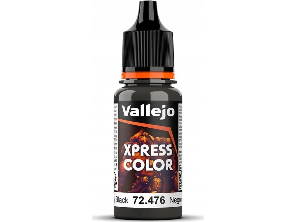 Vallejo 72.476 Xpress Color - Greasy Black (18 ml)