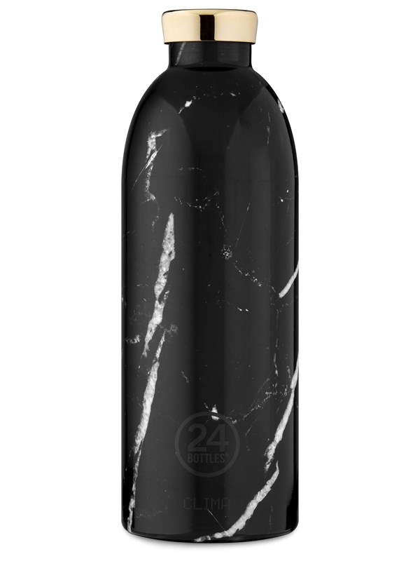 24Bottles Clima Bottle 0.85 L -  Black Marble