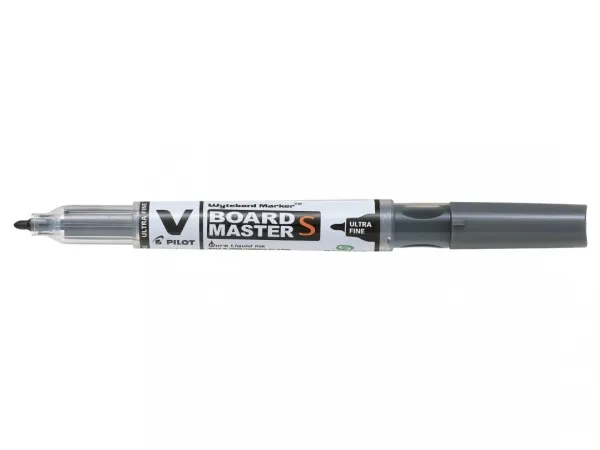 Whiteboardmarker, Pilot V-Board Master, ultra fin, sort, pakke a 10 stk