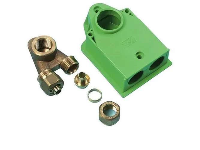 Koblingsdåse type 4 dobbelt t/mur