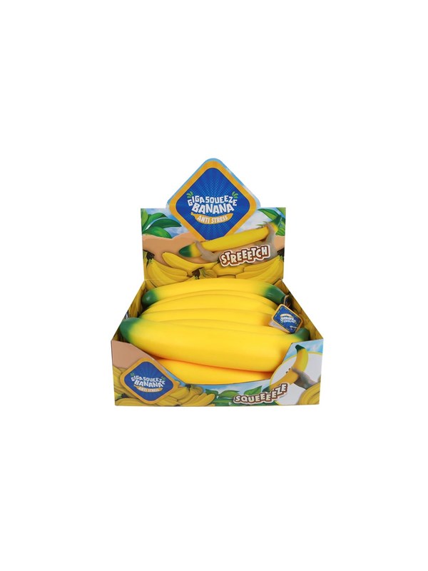 Trend Toys Banana Giant Squeeze 37cm.