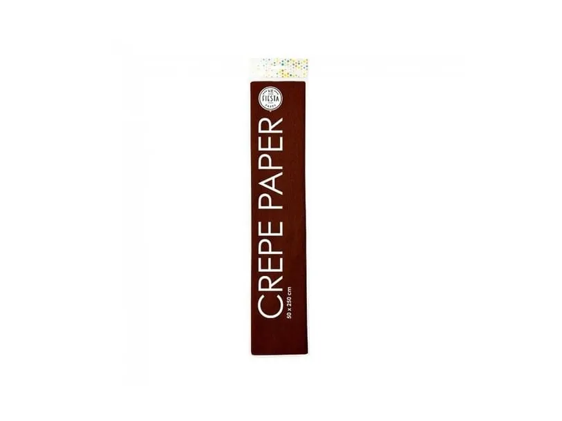Crepe papir, Brun