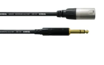 Cordial CFM 6 MV, 6.35mm, Hankjønn, 2 x XLR (3-pin), Hunkjønn, 6 m, Svart