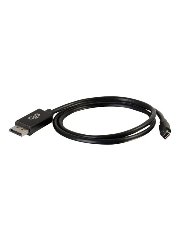 C2G 2m Mini DisplayPort to DisplayPort Adapter Cable 4K UHD - Black - DisplayPort cable - 2 m