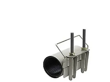 Bandasjemuffe 67-74x200 mm AISI316-EPDM, 1-sidig innfesting m/ håndtak, AVK