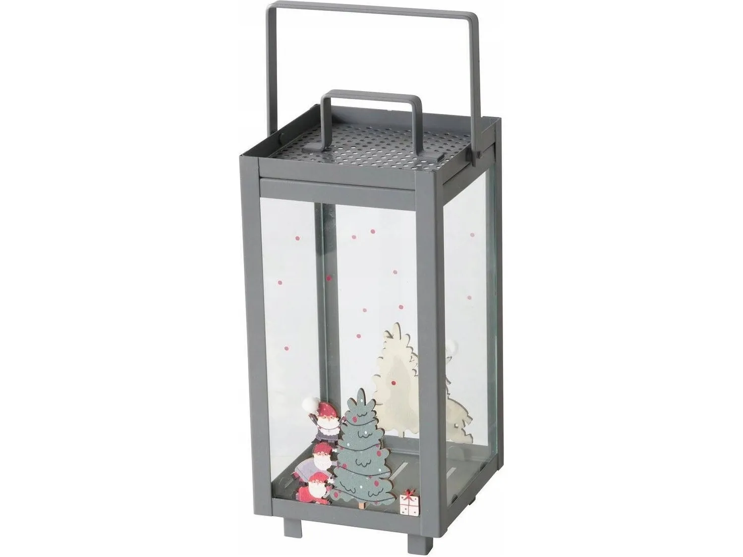 Boltze julelanterne til stearinlys MONTI, 23 cm