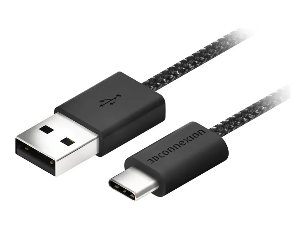 3Dconnexion 3DX-700089, 1,5 m, USB A, USB C, utgang