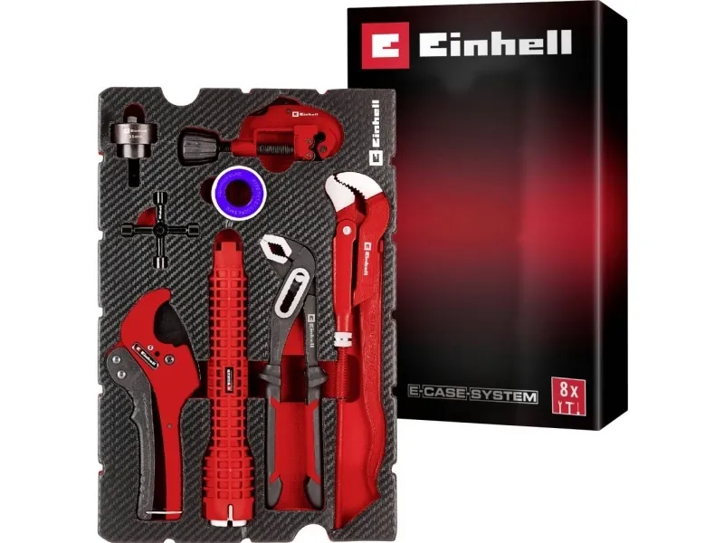 Einhell 370527 koffertinnlegg, 8 deler (370527)