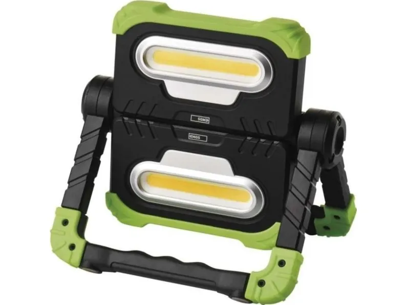 Emos LED-projektør P4536 2xCOB 2000 lm powerbank 8000 mAh svart/grønn