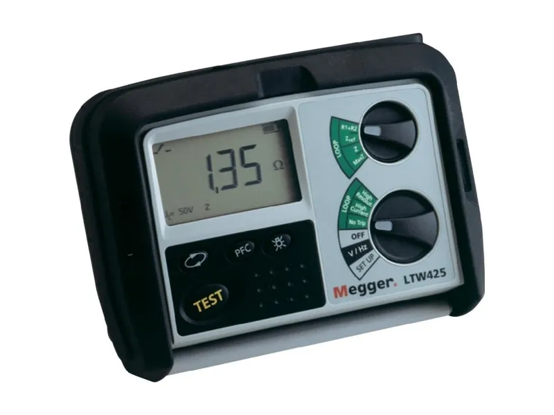Megger LTW425-EU-SC installasjonstester iht. VDE-standard 0100, 0105