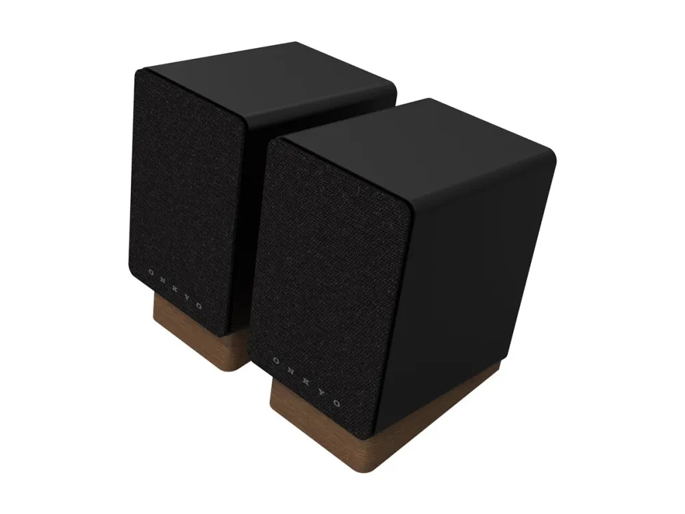 Onkyo GX-10DB - Creator Series - høyttalere - bokhylle - trådløs - Bluetooth - 30 watt (Total) - toveis - svart