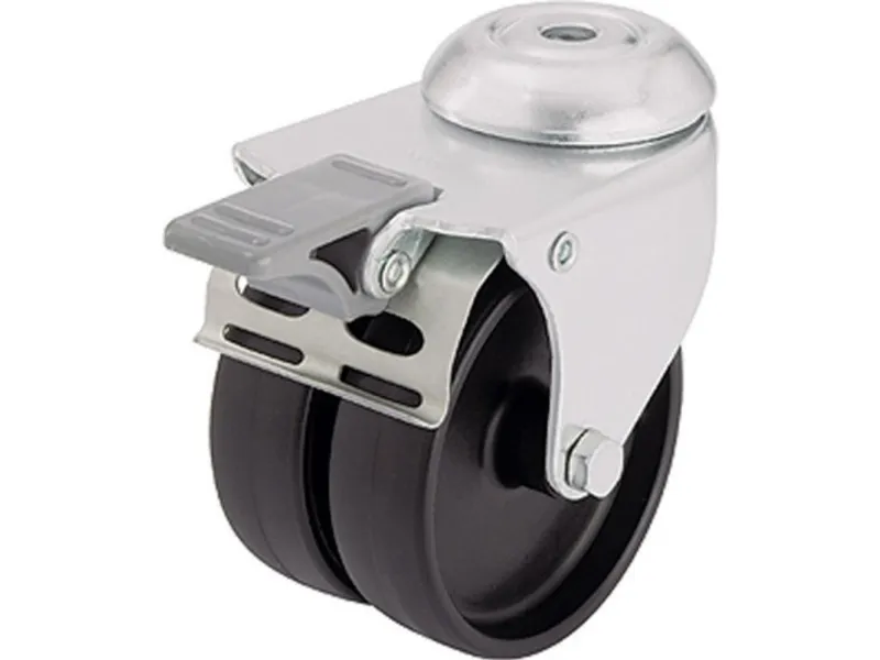 Blickle 276394 LMDA-POA 50G-FI dobbelt dreiehjul, hjuldiameter 50 mm, bæreevne (maks.) 80 kg, 1 stk