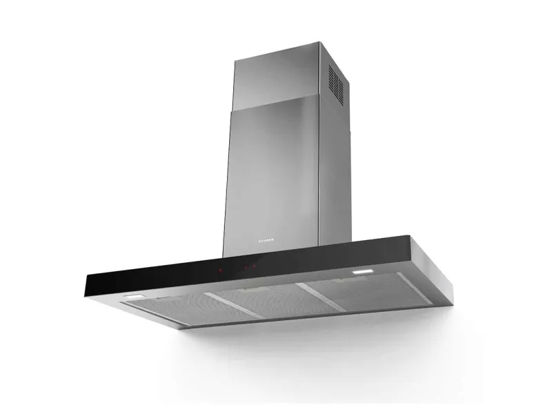 FABER S.p.A. Stilo Glass Smart A60, 690 m³/t, B, A, C, 69 dB, 54 dB