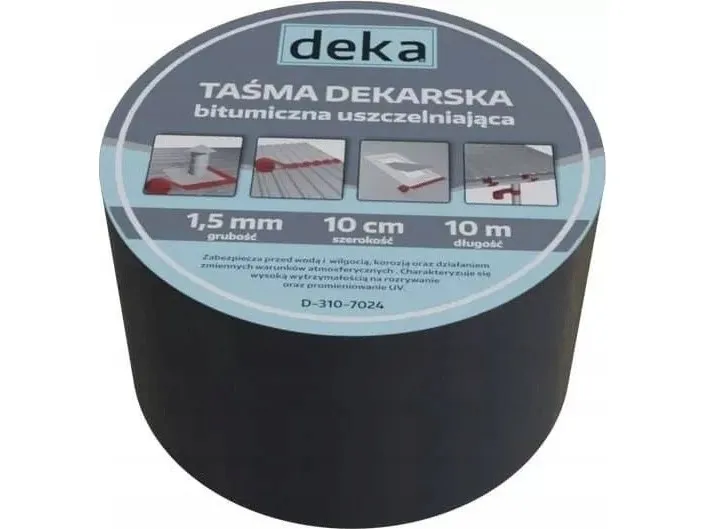 Tytan tetningsbånd for tak alubutyl 10 cm x 10 m svart