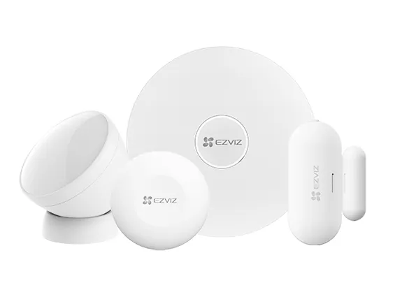 EZVIZ CS-TX/A3-R100, Hvit, Knapper, Trådløs, Frittstående/Vegg, 7 m, 90°, 250 m