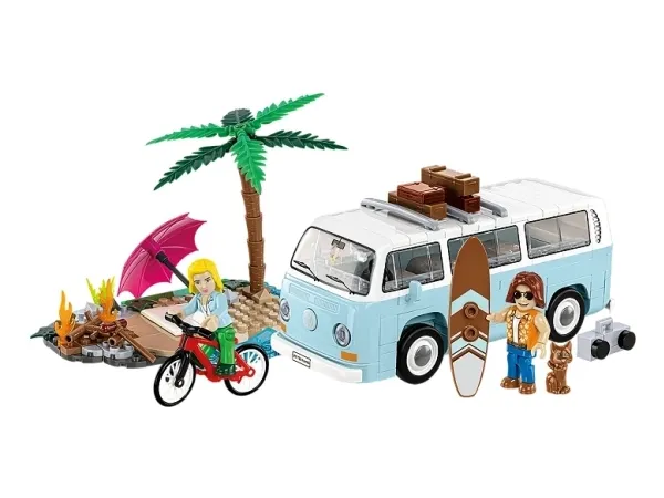 COBI Volkswagen T2a Kombi, Byggesett, 7 år, 292 stykker