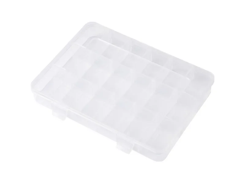 TRU COMPONENTS TC-SG18-012 sortimentskasse (L x B x H) 200 x 160 x 30 mm, antall rom 18