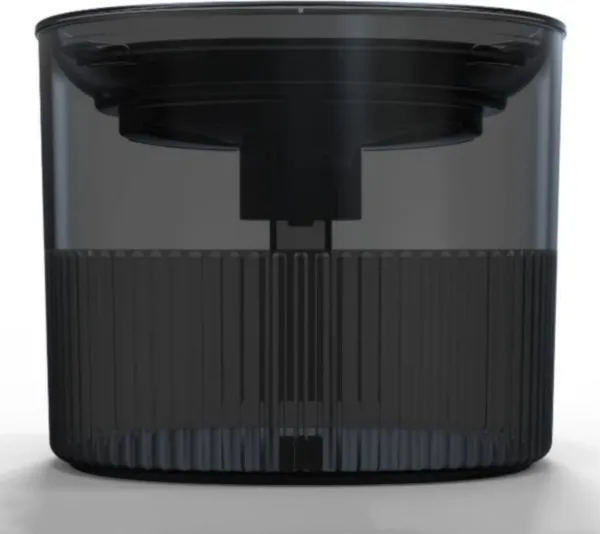 Flaske - fontene-svamp, 1,8 l, 16,2x16,2x13,2 cm, svart