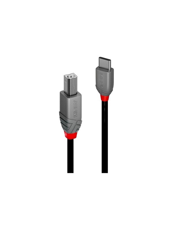 Lindy Anthra Line - USB-C cable - 24 pin USB-C to USB Type B - 2 m