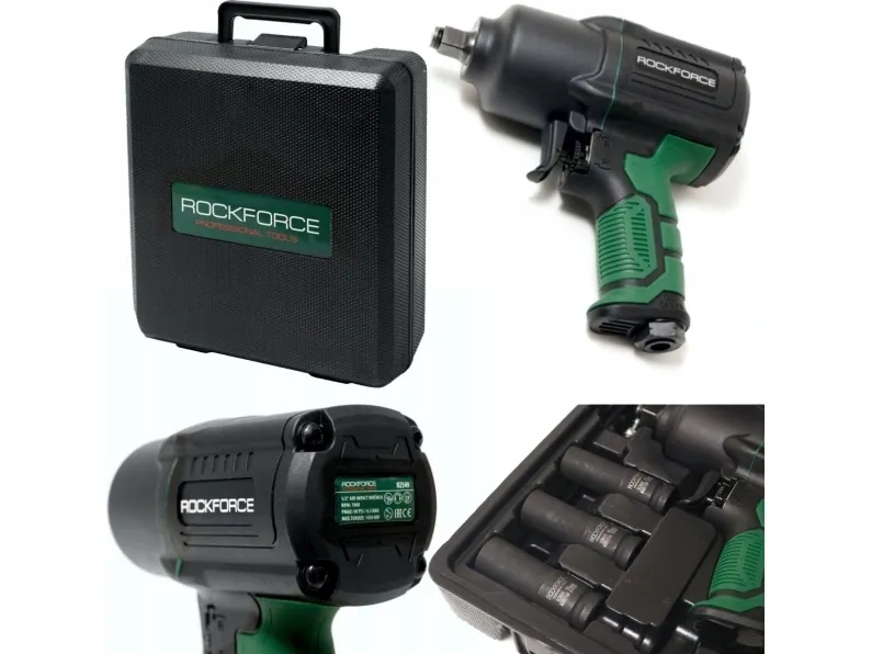 Rockforce slagnøkkel PNEUMATISK NØKKEL 1450Nm 1/2 TWIN HAM MER