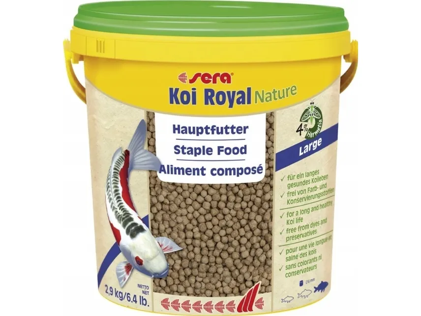 Sera Koi Royal Large 10 l, granulat - pokarm postawowy dla Koi