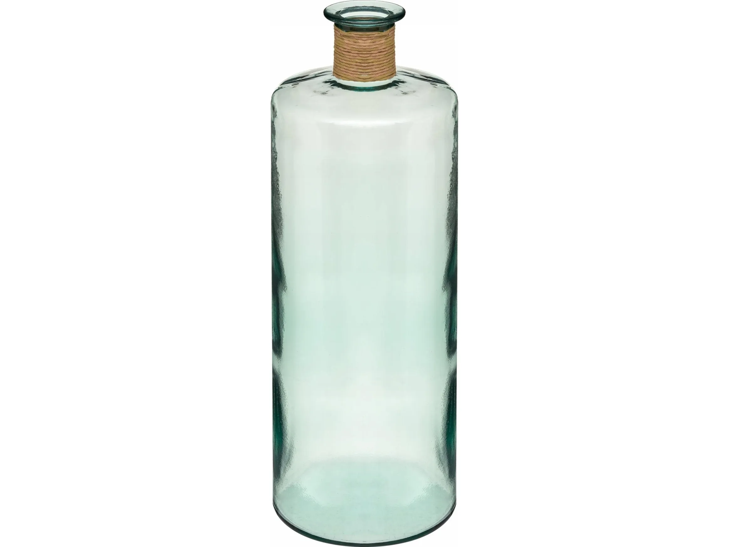 Atmosphera Resirkulert glassvase, 75 cm, grønn