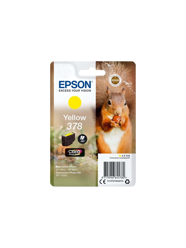 Epson 378 - gul - original - blækpatron