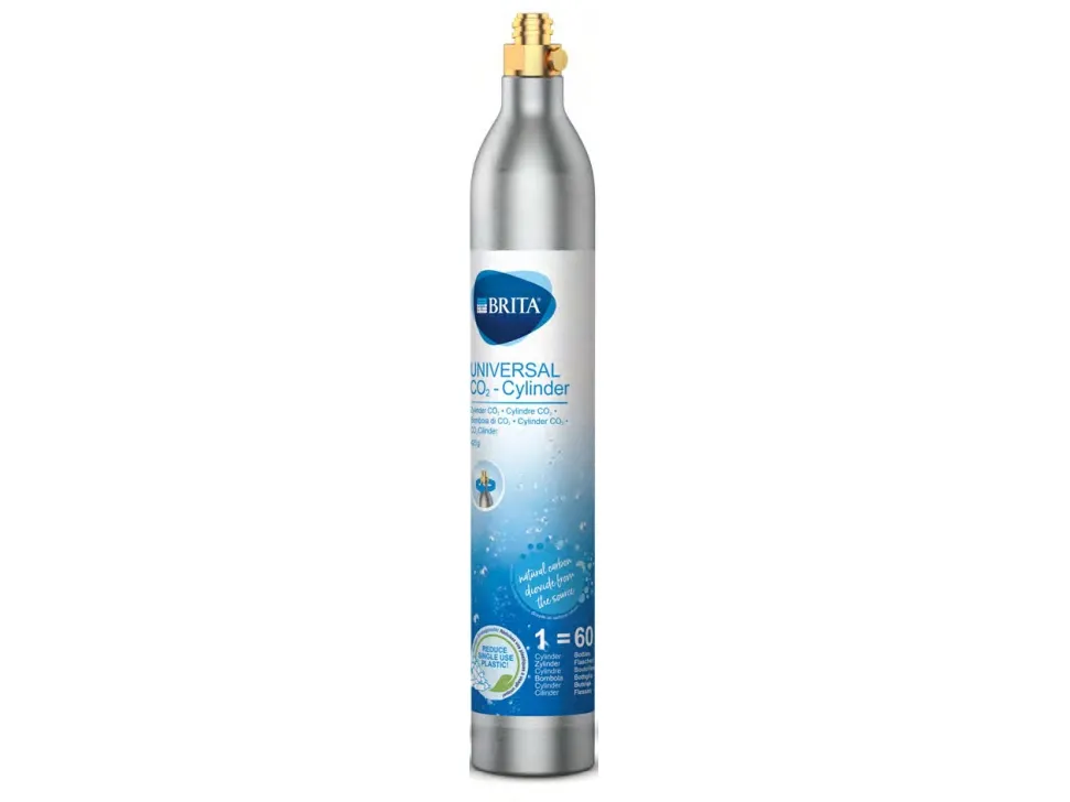 Brita 1051068, Karbonatorlader, Sølv, 425 ml, 60 l