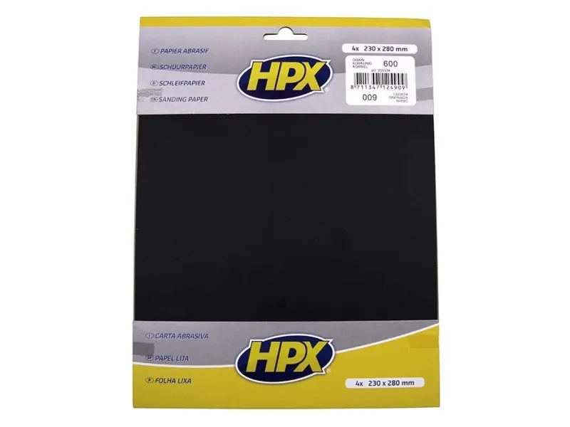 HPX sandpapir p600 - 4 stk.