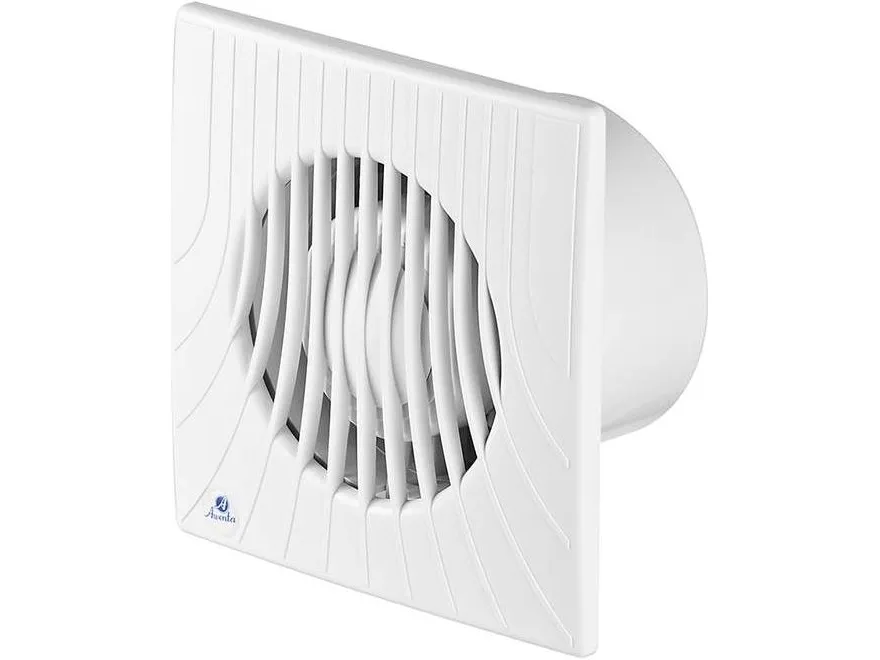AWENTA avtrekksvifte på vegg Ø 100 14W IPX4 hvit (WA100)