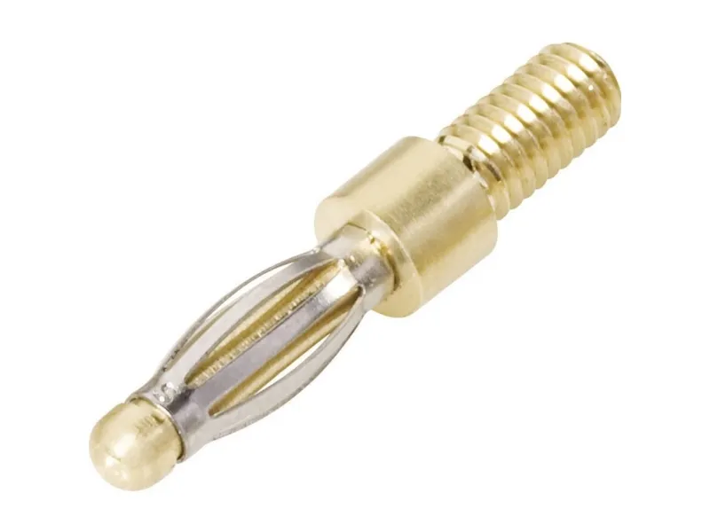 Schnepp EFK 2400 bananstikk vertikal innbygging stift-diameter 2,4 mm sølv 1 stk