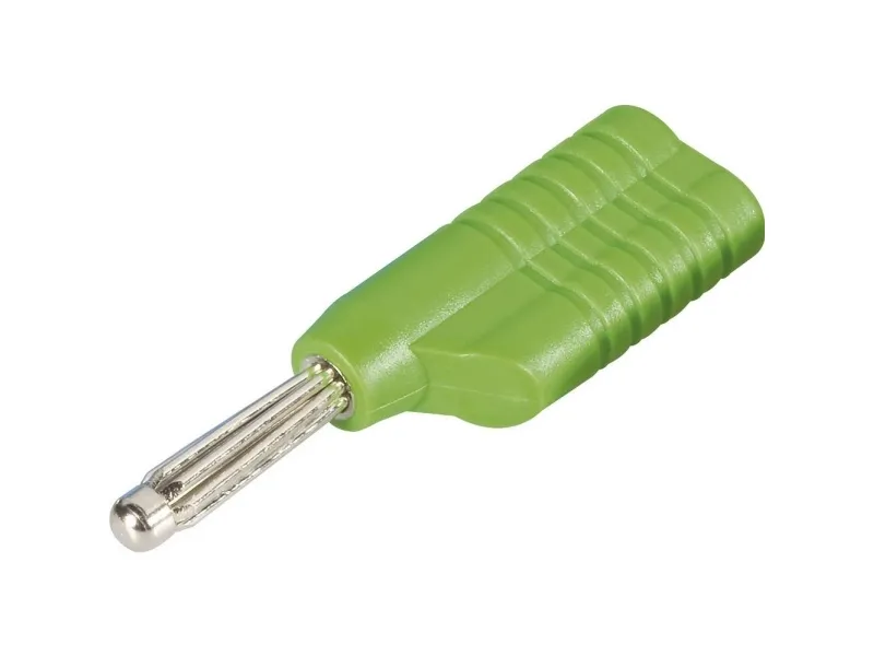 Schnepp S 4041 S bananstikk bananstift, rett stift-diameter 4 mm grønn (1 stk.)
